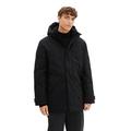 TOM TAILOR Denim Herren 1037394 Arctic Winterpaka mit Abnehmbarer Kapuze, 29999-Black, XL