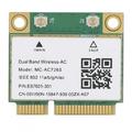 Wireless WiFi Card Network Card Mini PCIE Gigabit DualBand for Bluetooth 4.2 Wireless Wifi MCAC7265