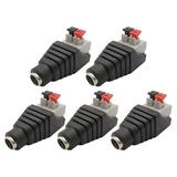 5.5X2.1Mm Dc Male Female Wire Connector No Screws Dc Power Plug Adapter