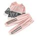 Baby Girl Set Clothes Taking Home Baby Girl Outfit Tracksuit Girls 2pcs Kids Lace Leggings Sweatshirt Sets Tops Pants Clothes Set Long Outfits Little Girls Outfits&Set Romper Set