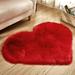 Kayannuo Christmas Clearance Wool Imitation Sheepskin Rugs Faux Fur Non Slip Bedroom Shaggy Carpet Mats