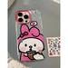 Sanrios Hello Kitty Cartoon Phone Shell Melody Soft Rubber Airbag Cases for Iphone11 14 Promax13 12 Cute Anime Protective Case