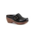 Wide Width Women's Macintyre Casual Mule by SoftWalk in Black (Size 12 W)