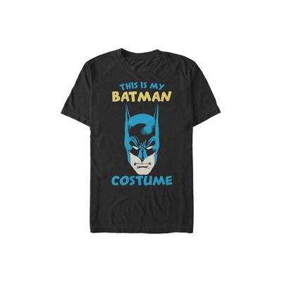 Men's Big & Tall Batman Costume Tee by Warner Brothers in Black (Size XXLT)