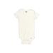 Gerber Organic Short Sleeve Onesie: White Bottoms - Size 12 Month