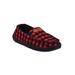 Men's Mens Holiday Plaid Mocassin Slipper With Velour Lining by GaaHuu in Buffalo Check (Size MEDIUM)