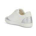 Geox Damen D BLOMIEE E Sneaker, White/Optic White, 35 EU