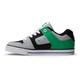 DC Shoes Pure Sneaker, Black/Kelly Green, 36 EU