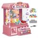 Eyccier Claw Machine for Kids Kids Claw Machine 3+ with Lights Sound Mini Vending Machine Battery-Operated/USB Candy Machine Fun Mini Arcade Games with Toys 9.6x7.4x12.8in Pink