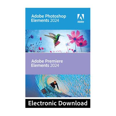 Adobe Photoshop & Premiere Elements 2024(Mac, Down...