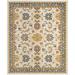 White 120 x 96 x 0.25 in Area Rug - Bungalow Rose Nourison Essentials Ivory/Gold Area Rug Polypropylene | 120 H x 96 W x 0.25 D in | Wayfair