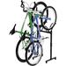 Rebrilliant Mellonie Free-standing Adjustable Bike Rack, 2 Bikes, Adjustable Bicycle Parking Rack in Black/Gray | Wayfair