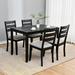 Lark Manor™ Armele Rectangular 47.2" L x 29.3" W Dining Set Wood/Upholstered in Gray | 29.7 H x 29.3 W x 47.2 D in | Wayfair