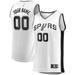 Men's Fanatics Branded White San Antonio Spurs Fast Break Custom Replica Jersey - Association Edition