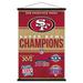 San Francisco 49ers Five-Time Super Bowl Champions 22'' x 34'' Magnetic Framed Poster