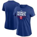 Women's Nike Royal Texas Rangers 2023 World Series Authentic Collection T-Shirt