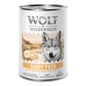 Wolf of Wilderness Adult “Expedition” 6 x 400 g umido per cane - Sandy Path - Pollame con Pollo