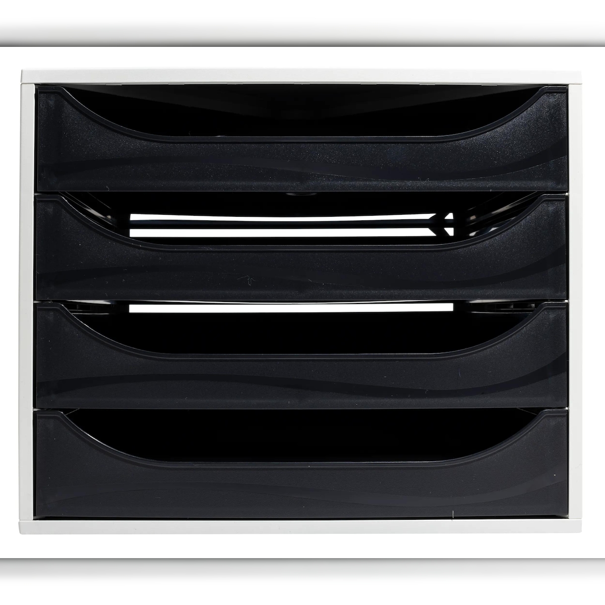 Exacompta 2286014D ECOBOX Schubladenbox mit 4 Schubladen - Schwarz Image