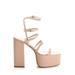 Jessica High-shine Platform Sandals