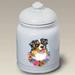 Australian Shepherd Blue Merle TP Ceramic Doggie Treat Jar