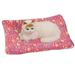 Dog Bed Crate Bed Pad Mat Soft Washable Pet Beds Non Slip Mattress Kennel Pads with paw printï¼Œ30*40cm