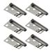 6-Pack GKOplus Hardscape Lighting Retaining Wall Light 4W 6.8 Inch Integrated 22pcs 2700K LED Chips LED Paver Step Light Powder Coated Die-cast Aluminum Housing Low Voltage 12V AC/DC UL Listed