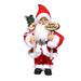 Musical Christmas Santa Claus Statue Electric Santa Claus Figurine Dancing And Singing Santa Doll Gift For Xmas Holiday Decoratio