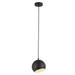 8 in. Ironclad Contemporary-Style 1 Light Ceiling Mini Pendant Plated Gold