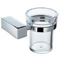 ECKOREAÂ® Polished Chrome Tumbler Holder ECK-340C Tumbler Included Durable Zinc Alloy Wall-Mounted Screw-in