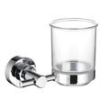 ECKOREAÂ® Polished Chrome Tumbler Holder ECK-280C Tumbler Included Durable Zinc Alloy Wall-Mounted Screw-in