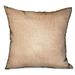 22 x 22 in. Lush Sepia Off-White Solid Luxury Outdoor & Indoor Throw Pillow