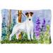 Jack Russell Terrier Decorative Indoor & Outdoor Fabric Pillow