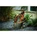 Luxen Home Resin Frogs and Tree Outdoor Fountain