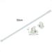 Benafini Adjustable Tension Curtain Telescopic Rod & Self Adhesive Hook for Kitchen Bath