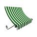 5.38 ft. Charleston Window & Entry Awning Forest Green & White - 24 x 36 in.