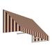 3.38 ft. New Yorker Window & Entry Awning Burgundy & Tan - 44 x 36 in.