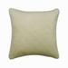 Custom Pillow Case Decorative Ivory 24 x24 (60x60 cm) Throw Pillow Cover For Sofa Velvet Quilted & Geometric Pillowcase With Zipper Solid Color Pattern Modern - Diamond Ivory