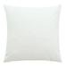 Flxxie Ultra Fluffy Soft Velvet Decorative Solid Color Throw Pillow Simple Euro Covers Cushion Case 1 Piece 26 x 26 White