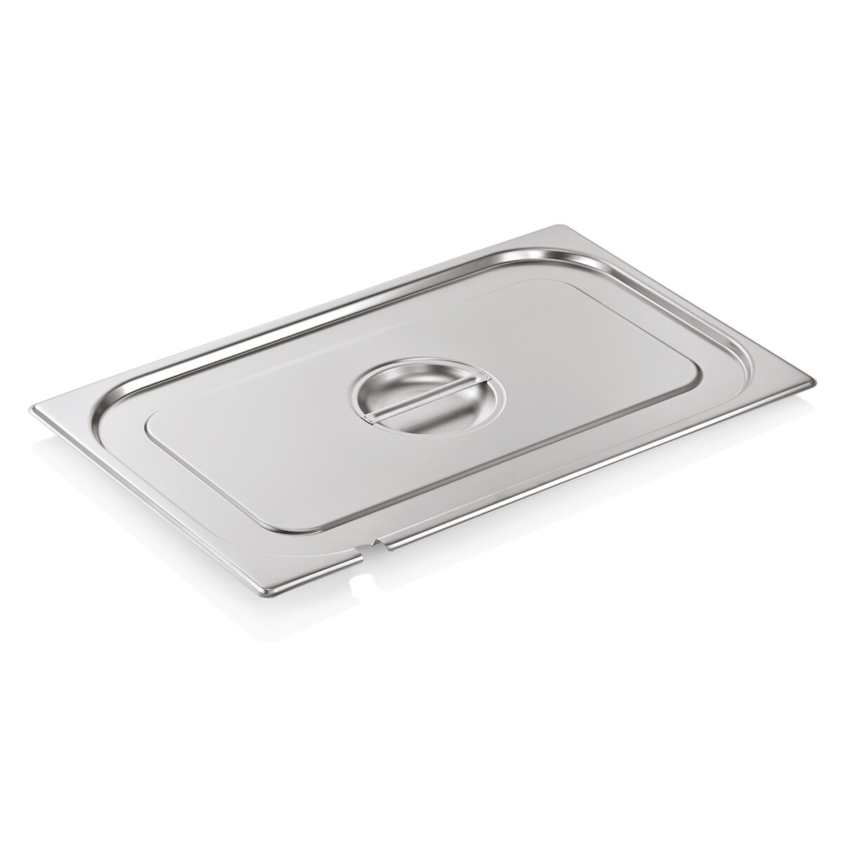 WAS Germany - GN 90 Deckel 2/3 mit Löffelaussparung, Chromnickelstahl Image