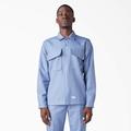 Dickies Men's Premium Collection Boxy Shirt - Ashleigh Blue Size S (WLR08)