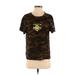 Brooklyn Cloth Mfg. Co. Short Sleeve T-Shirt: Brown Tops - Women's Size Medium