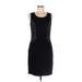 Carmen Carmen Marc Valvo Casual Dress: Black Dresses - Women's Size Medium