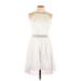 BCX dress Cocktail Dress: White Dresses - New - Women's Size 11