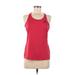 Adidas Active Tank Top: Red Activewear - Women's Size Medium