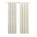 Eclipse Kendall Modern Blackout Curtain Polyester in White | 42" W x 63" L | Wayfair 10707042X063IVY