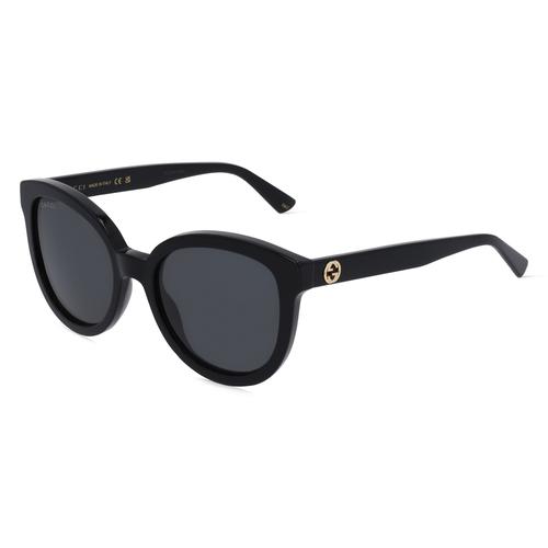 Gucci GG 1315S Damen-Sonnenbrille Vollrand Butterfly Recycelt-Gestell, schwarz