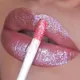 Diamond Shimmer Lip Gloss Tubes Metallic Mermaid Lipgloss Glitter Liquid Lipstick Waterproof Lasting