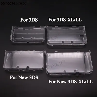 1PCS Kunststoff Klar Kristall Schutzhülle Hard Shell Haut Fall Abdeckung Für 2DS NDSL DSI NDSi XL Image