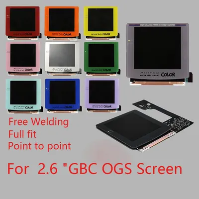 2023 new v2.0 ist für gbc retro pixel ips lcd kit 3,1 laminierter bildschirm highlight backlight kit Image