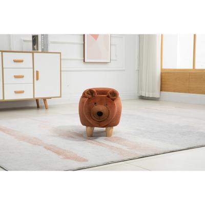 Animal Upholstered Storage Kids Ottoman